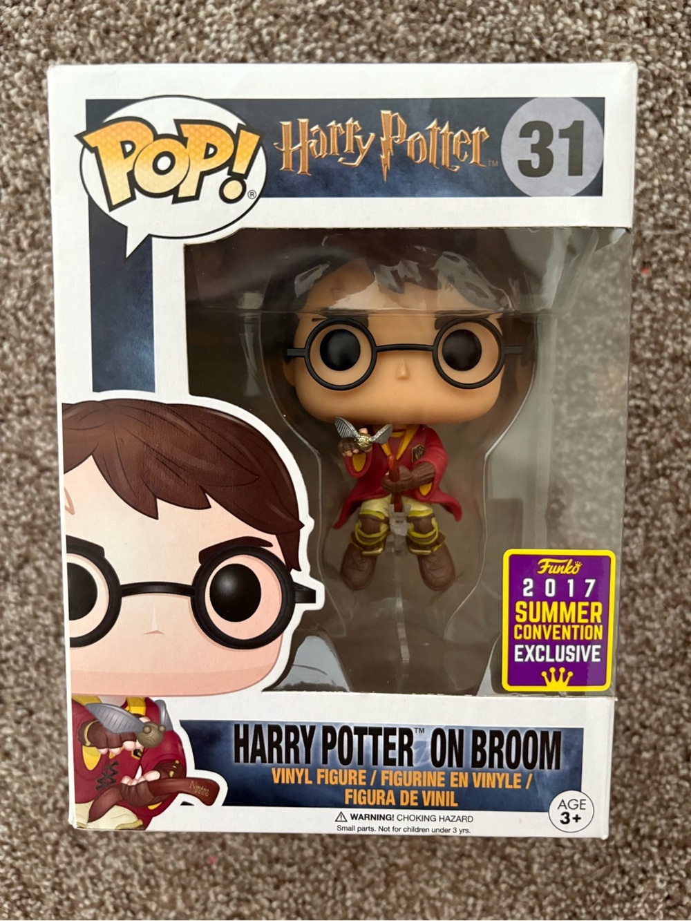 Funko Pop! Harry Potter On Broom 2017 Summer Convention Exclusive #31